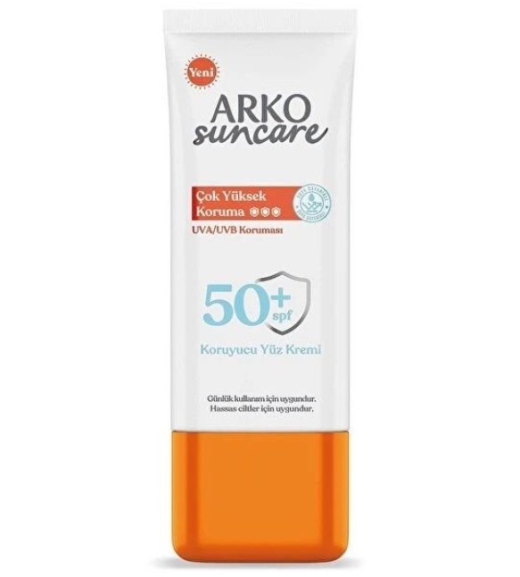 Arko Suncare SPF50+ Güneş Koruyucu Yüz Kremi 50 ml