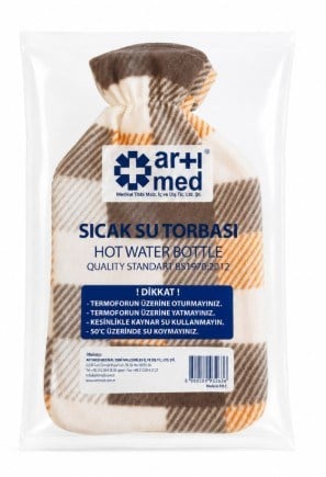 Artımed Desenli Kılıflı Sıcak Su Torbası 2 lt