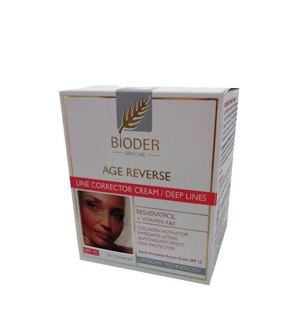BİODER DERİN KIRIŞIKLIKLAR KARŞITI KREM SPF15 KURU&NORMAL CİLTLER 50ML