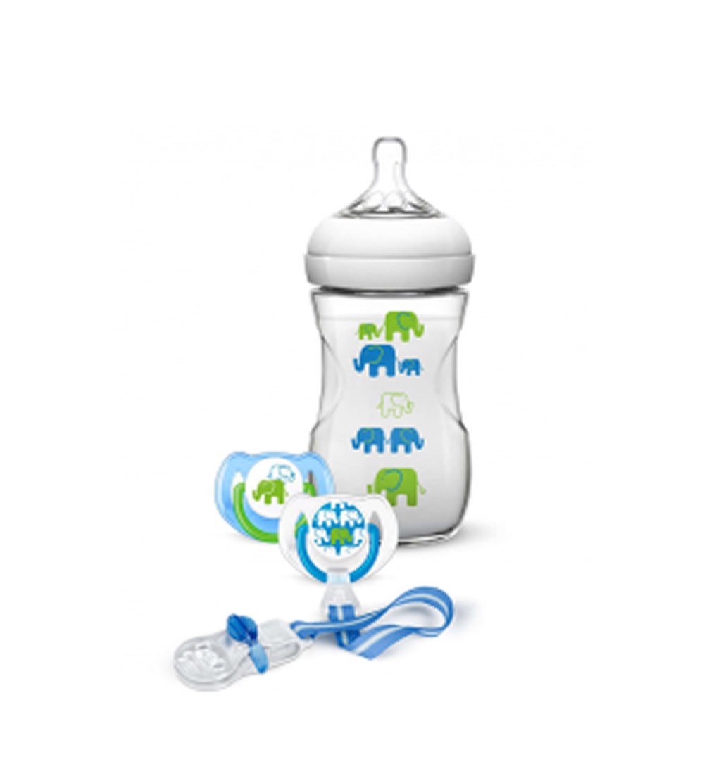 AVENT FİL DESENLİ SET (ERKEK)