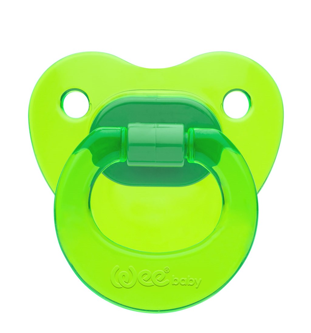 WEE BABY AKİDE GÖVDELİ DAMAKLI EMZİK 6-18AY NO.2 - YEŞİL