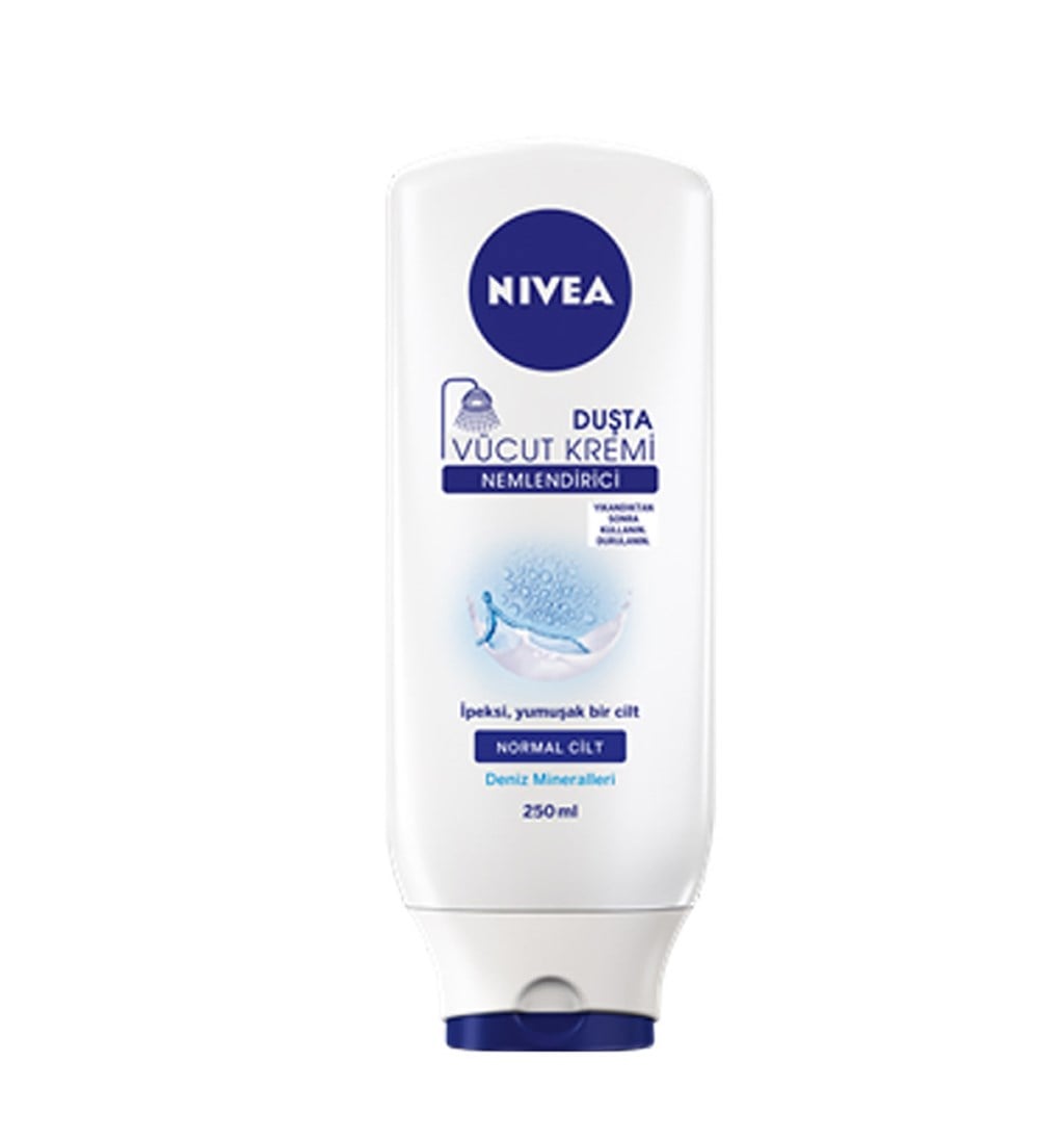 NİVEA DUŞTA VÜCUT KREMİ NEMLENDİRİCİ 250ML - NORMAL CİLTLER