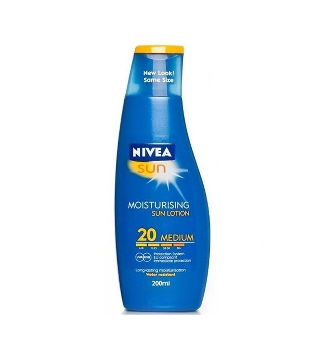 NİVEA SUN MOİSTURİSİNG SUN LOTİON SPF20 NEMLENDİRİCİ GÜNEŞ SÜTÜ 200ML
