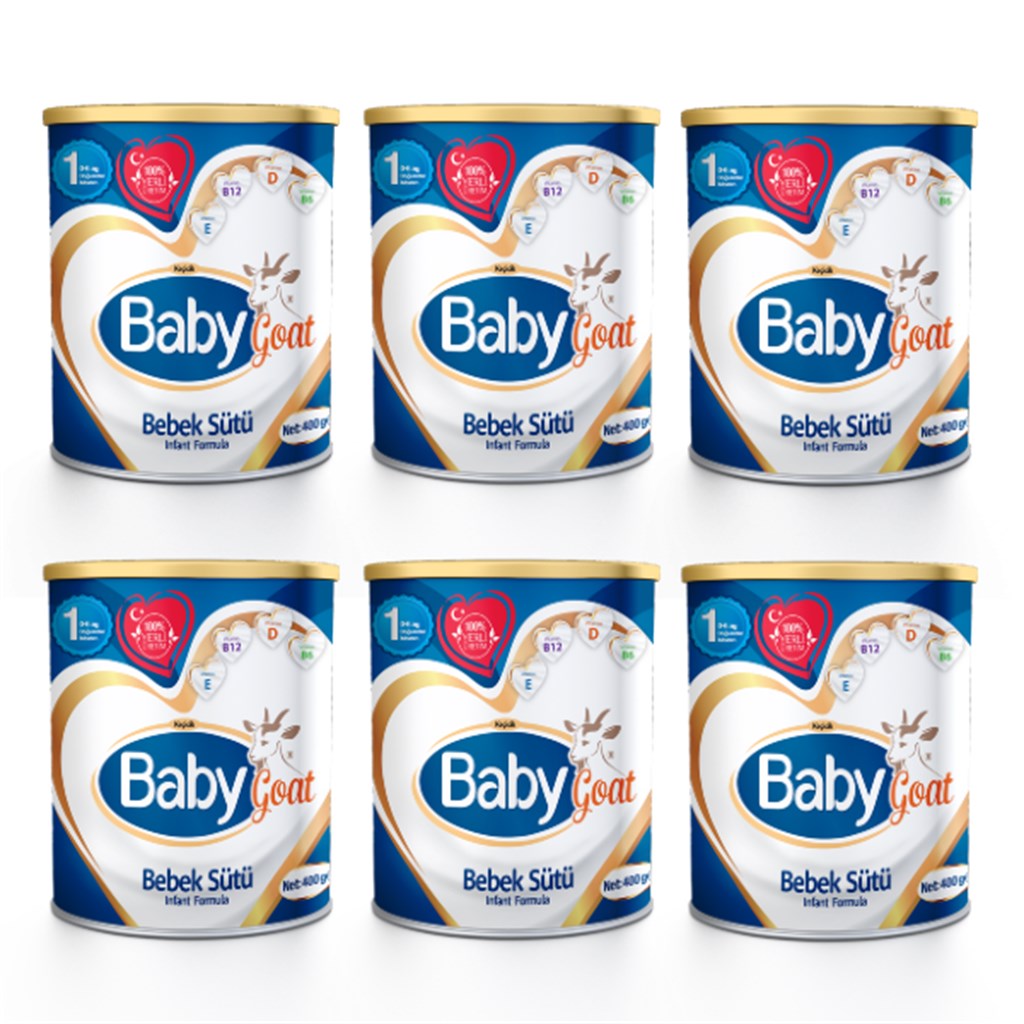 Baby Goat 1 Keçi Sütlü Bebek Sütü 400 gr - 6'lı Paket
