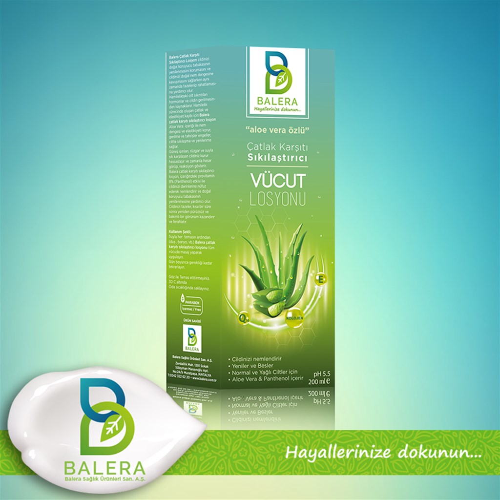 Balera Sıkılaştırıcı Vücut Losyonu 200ml