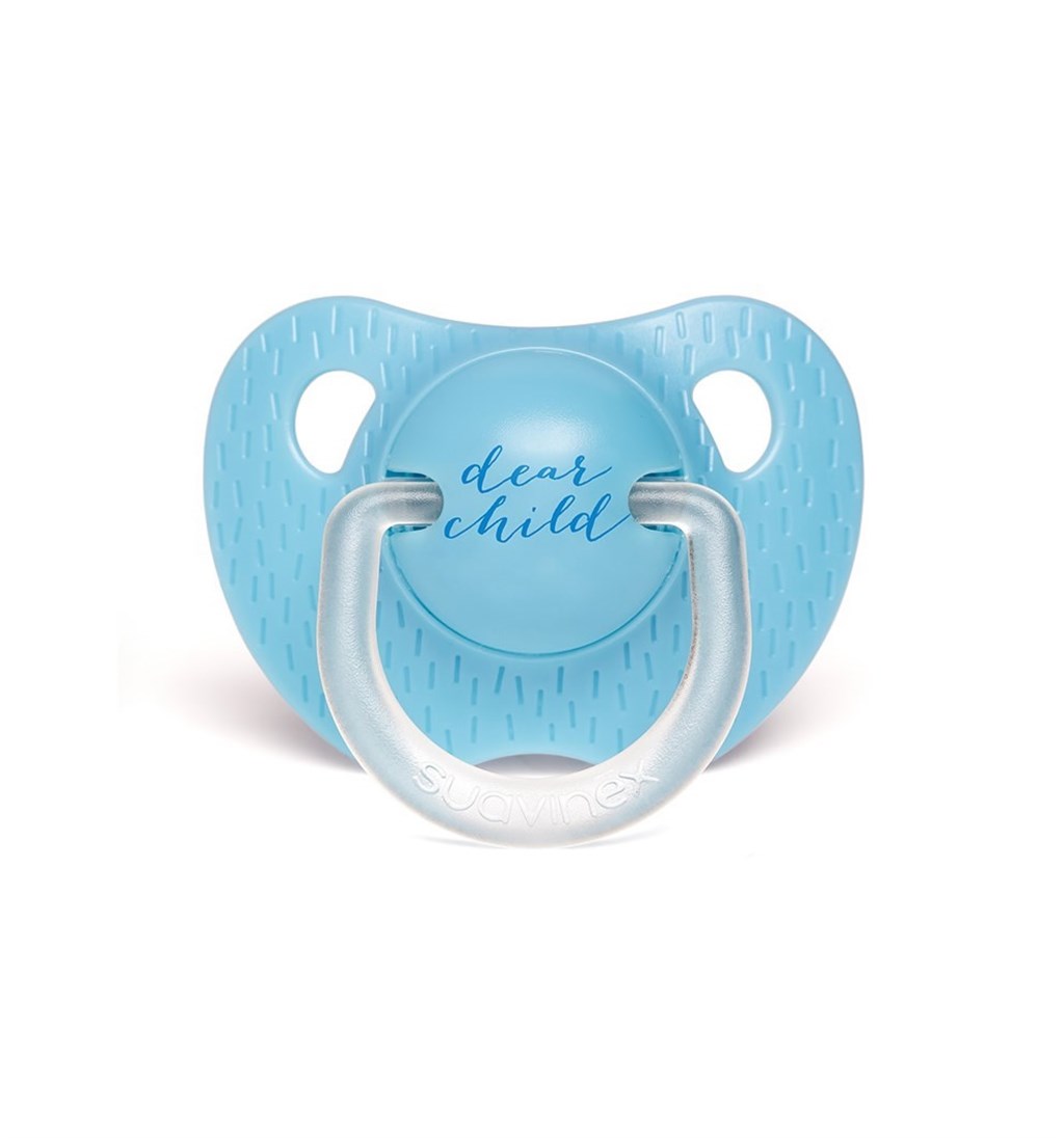 SUAVİNEX EVOLUTİON ORTODONTİK SİLİKON EMZİK 6-18 AY MEANİNGFUL LİFE - MAVİ