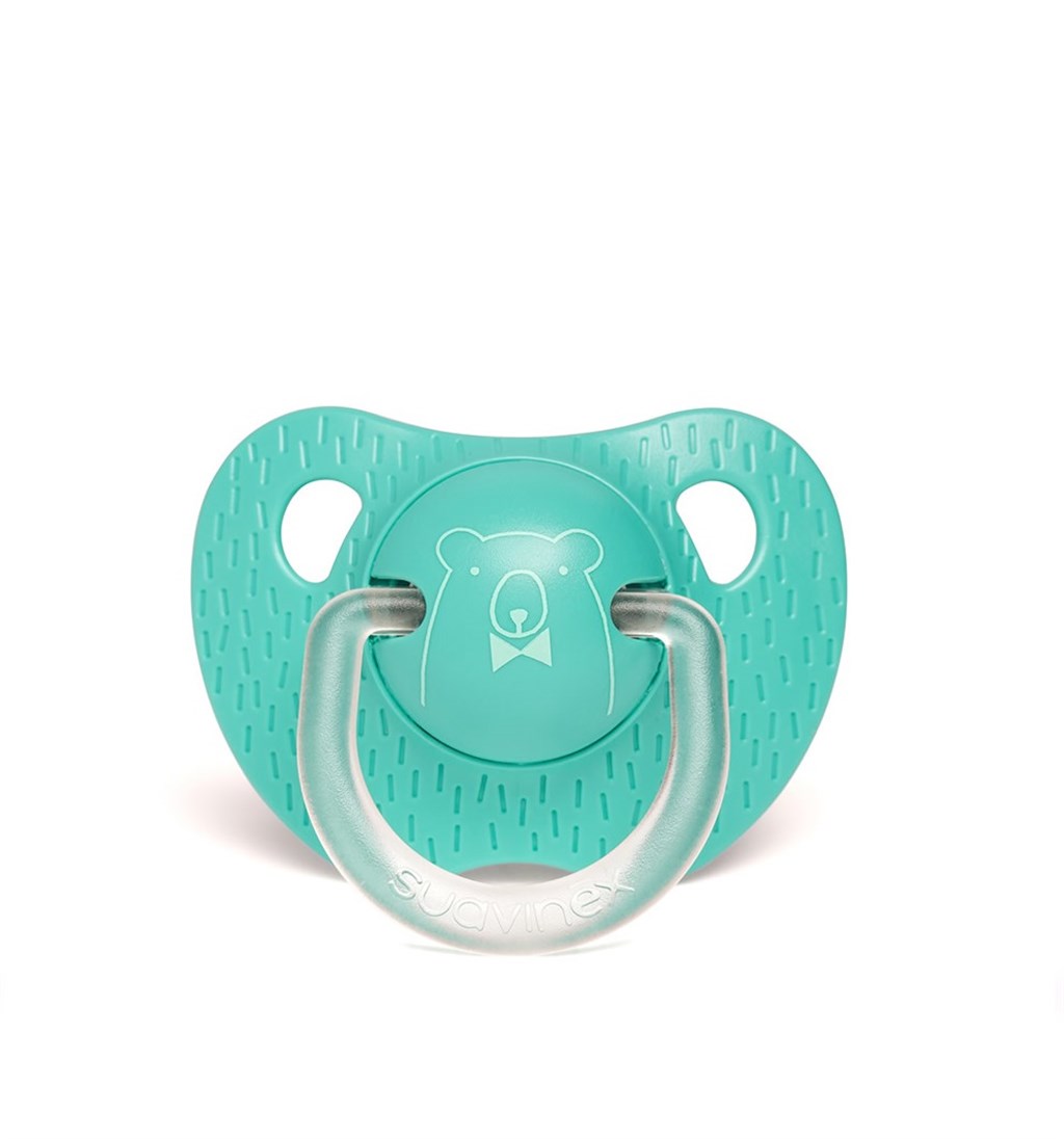 SUAVİNEX EVOLUTİON ORTODONTİK SİLİKON EMZİK 18+AY MEANİNGFUL LİFE - YEŞİL