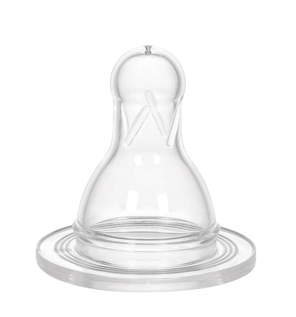WEE BABY YUVARLAK UÇLU BİBERON EMZİĞİ 0-6AY NO.1