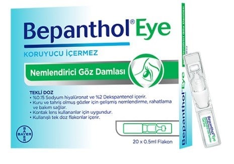 Bepanthol Eye Göz Damlası 0,5 ml 20 Flakon
