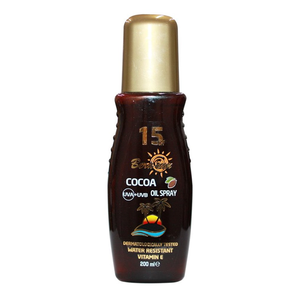 Bera Sun Kakao Yağlı Bronzlaştırıcı Sprey spf15+ 200ml