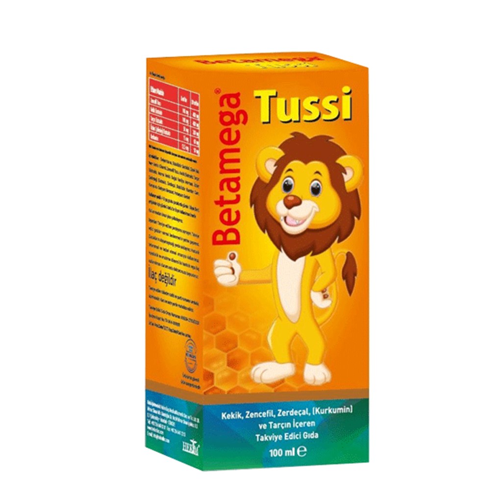 Betamega Tussi Takviye Edici Gıda Şurup 100 ml