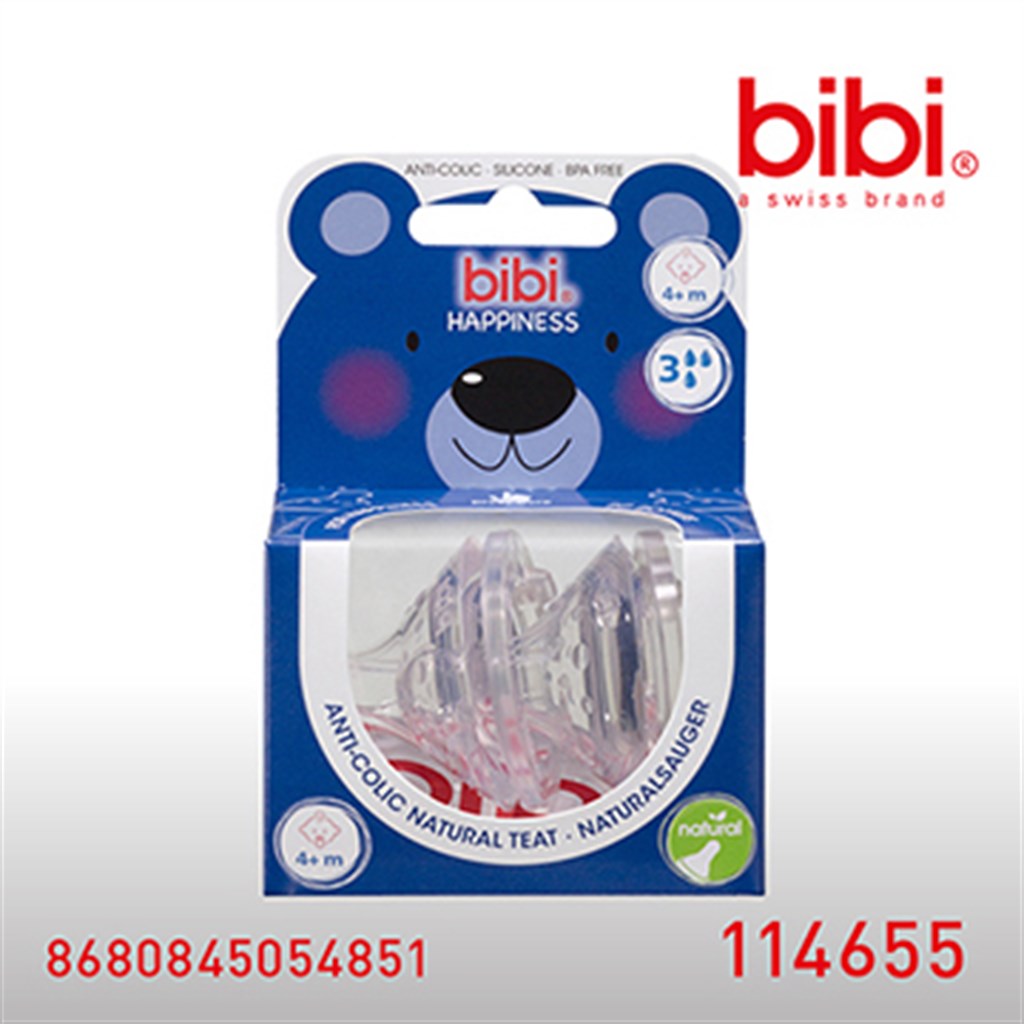 BİBİ PP BİBERON EMZİĞİ 2'Lİ YEDEK 4+