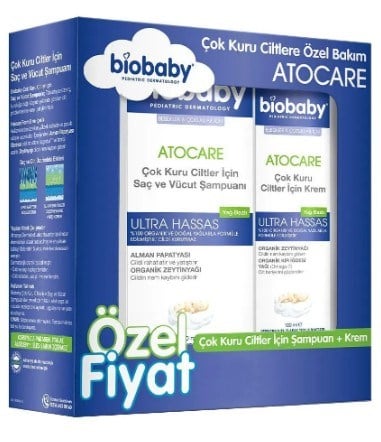 Biobaby Kuru Ve Atopik Ciltler İçin Şampuan Ve Krem