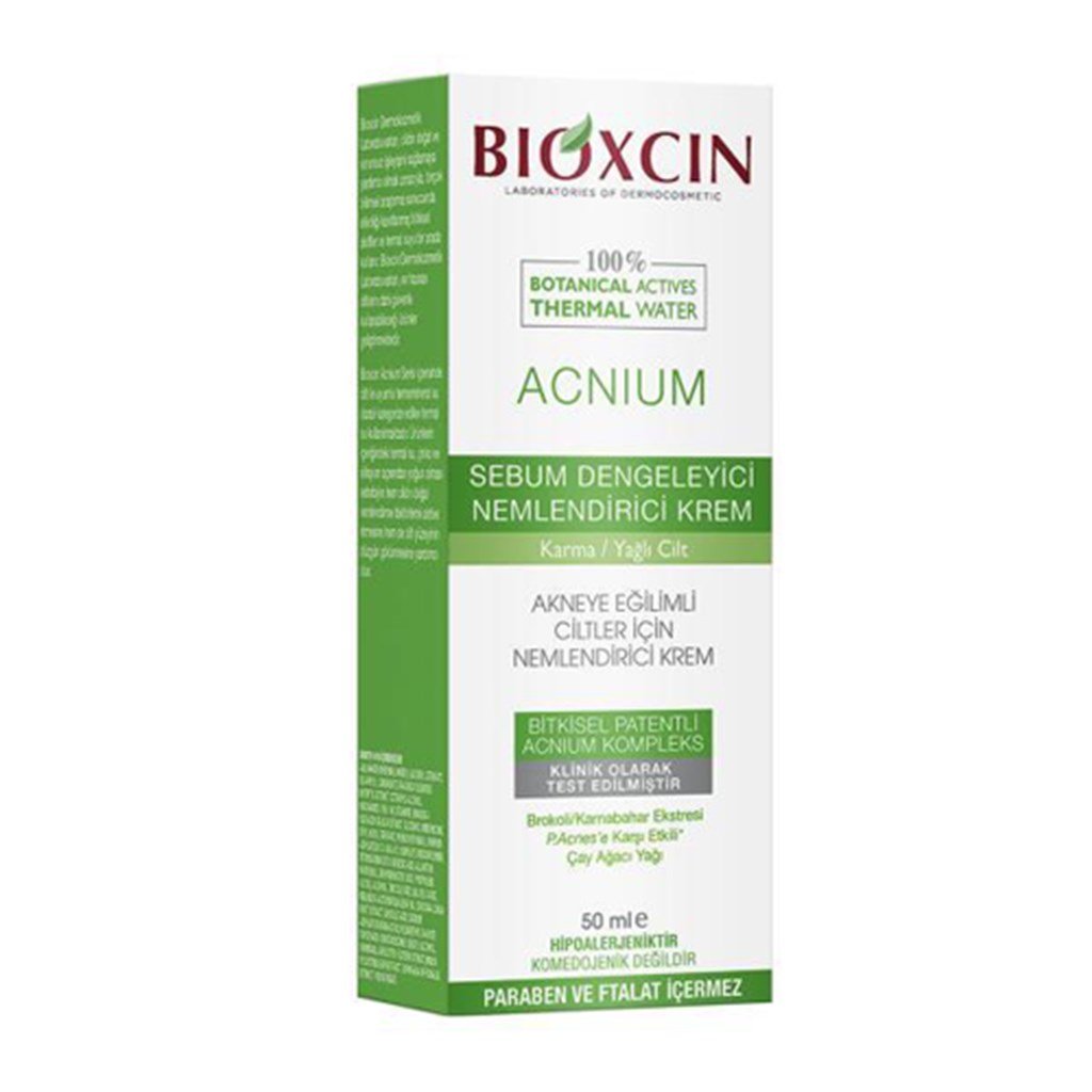 Bioxcin Acnium Sebum Dengeleyici Nemlendirci Krem 50 ml