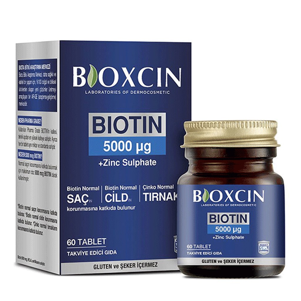 Bioxcin Biotin 5000mcg 60 Tablet