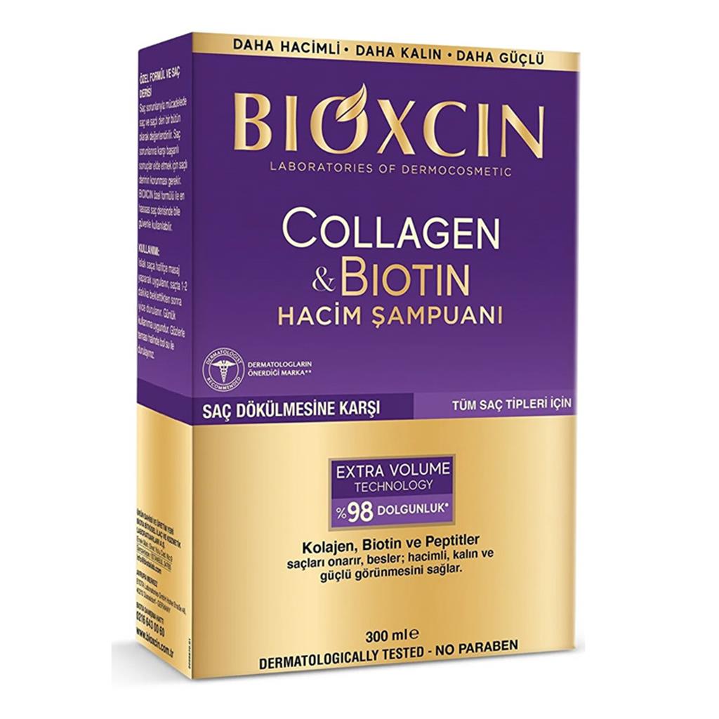 Bıoxcın Collagen-Bıotın Şampuan 300Ml 
