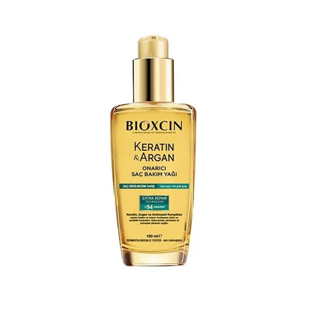 Bioxcin Keratin ve Argan Onarıcı Saç Bakım Yağı 150 ml