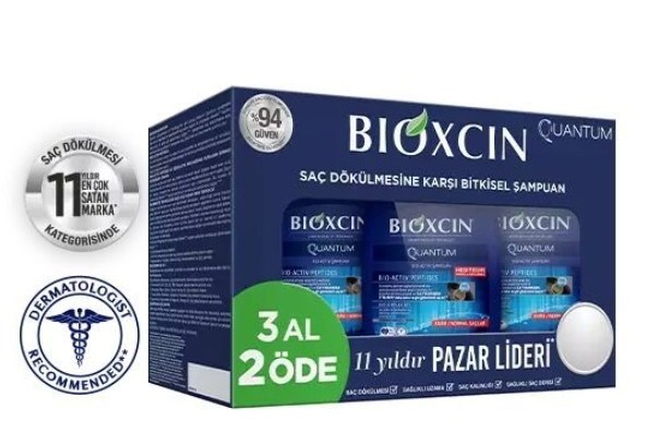 Bioxcin Quantum Şampuan 3 Al 2 Öde - Kuru Ve Normal Saçlar