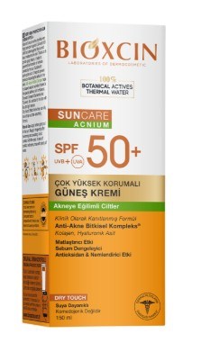 Bioxcin Suncare Akneye Eğilimli Ciltler Güneş Kremi Spf 50+ 150 ml