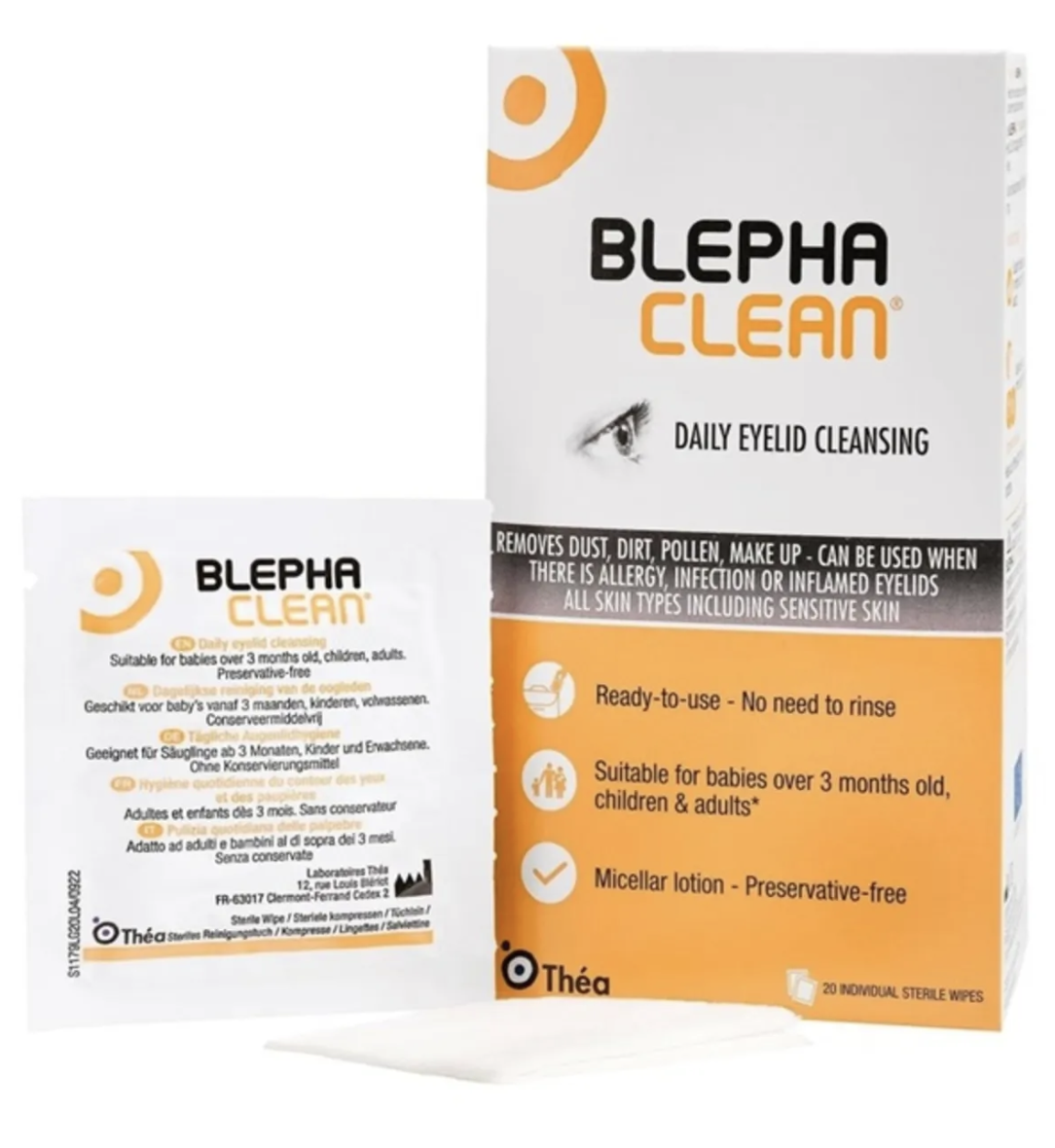 Blephaclean Steril Pad Göz Temizleme Mendili 20 Adet