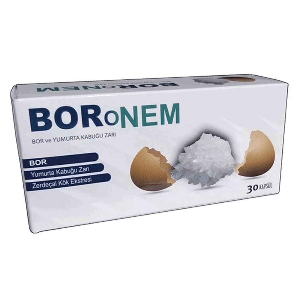 BORoNem Bor ve Yumurta Kabuğu içerikli Kapsül 30 luk