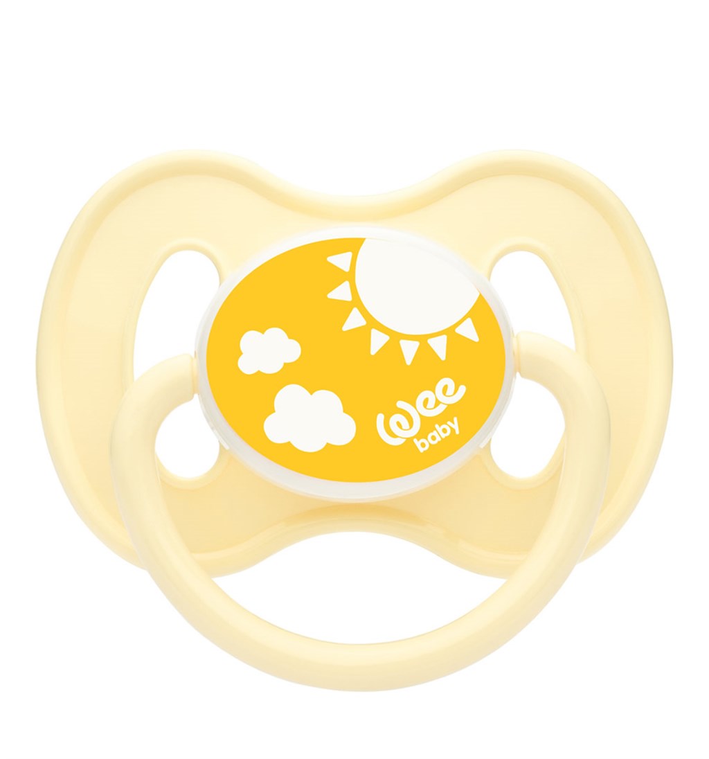 WEE BABY KELEBEK DAMLA UÇLU EMZİKLER 0-6AY NO.1 - SARI
