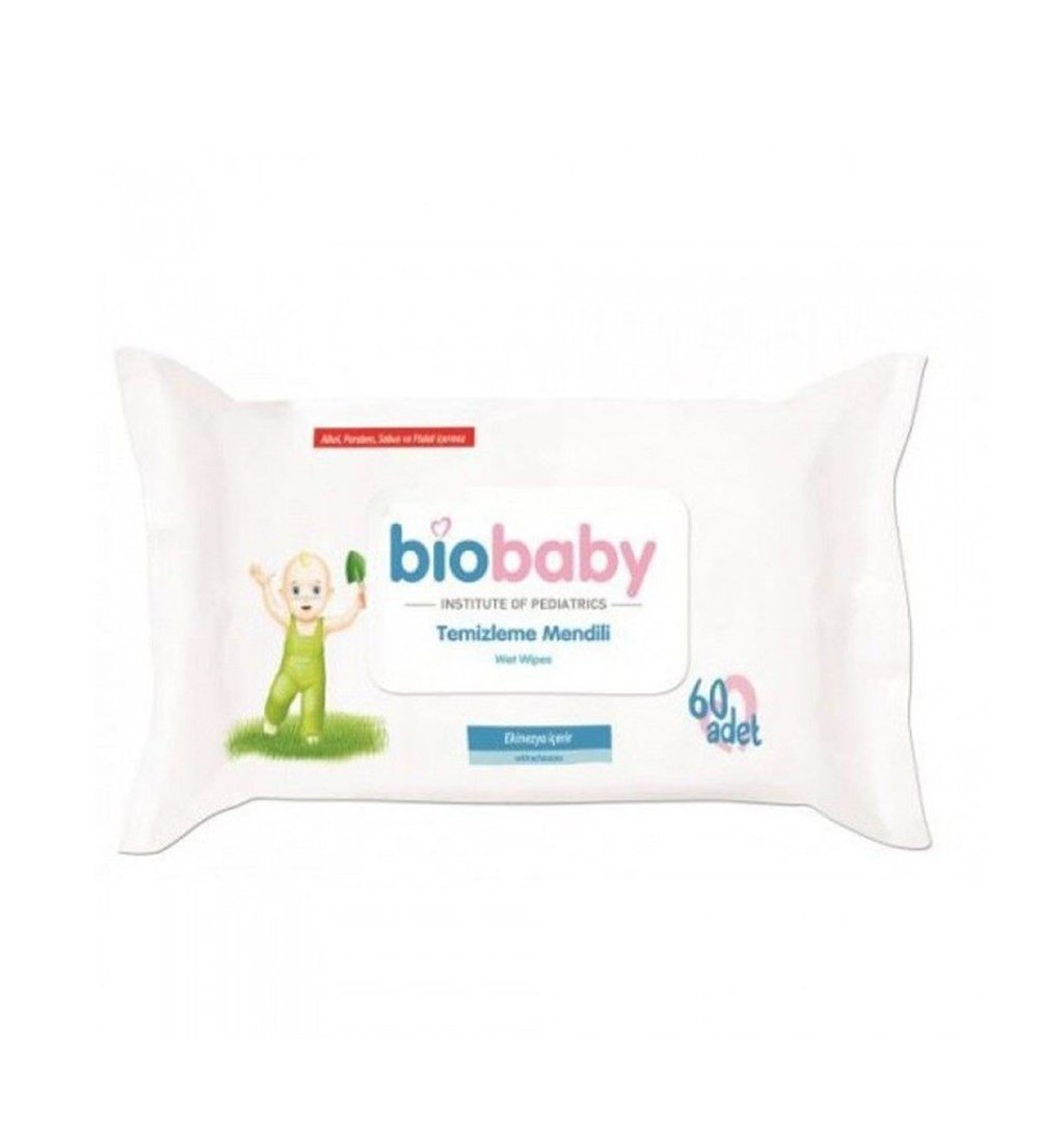BİOBABY TEMİZLEME MENDİLİ 60'LI