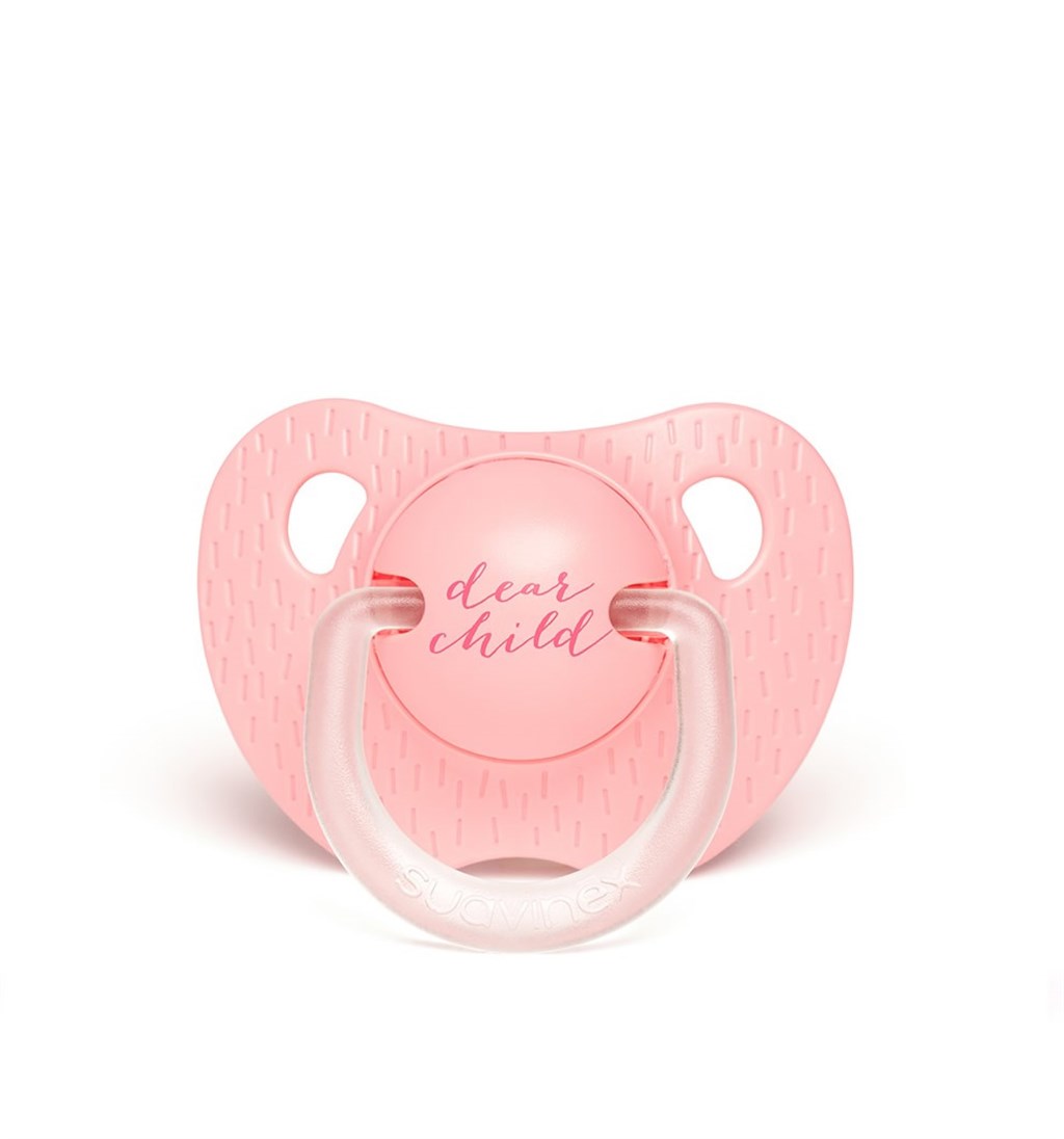 SUAVİNEX EVOLUTİON ORTODONTİK SİLİKON EMZİK 18+AY MEANİNGFUL LİFE - PEMBE