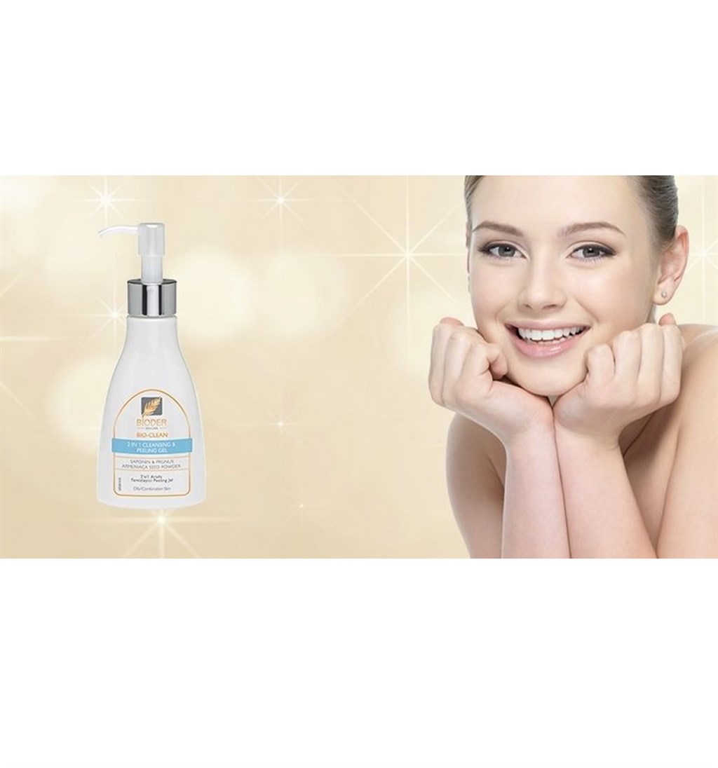 BİODER 2'Sİ 1 ARADA TEMİZLEYİCİ PEELİNG JEL 200ML