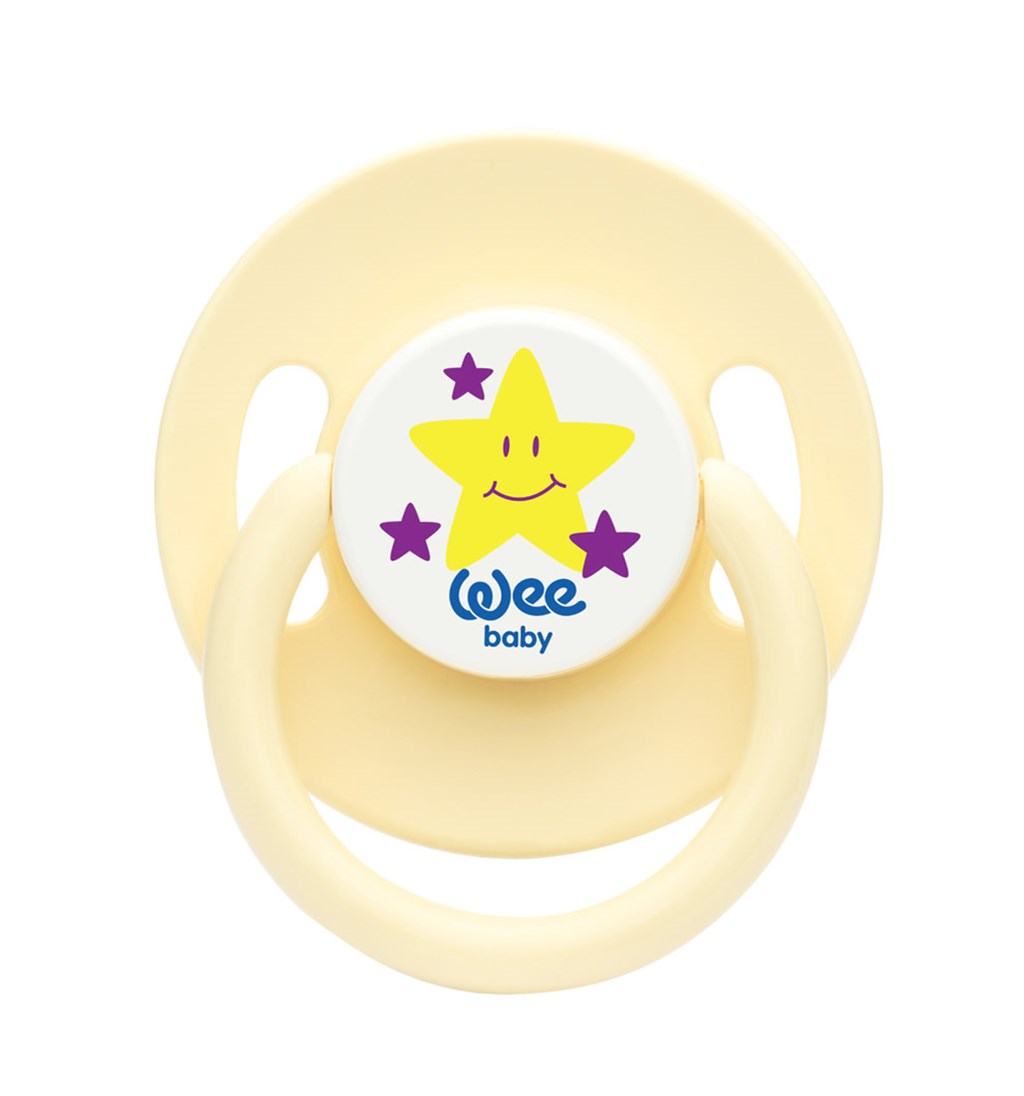 WEE BABY YUVARLAK GÖVDELİ YUVARLAK UÇLU EMZİK 0-6AY NO.1 - SARI
