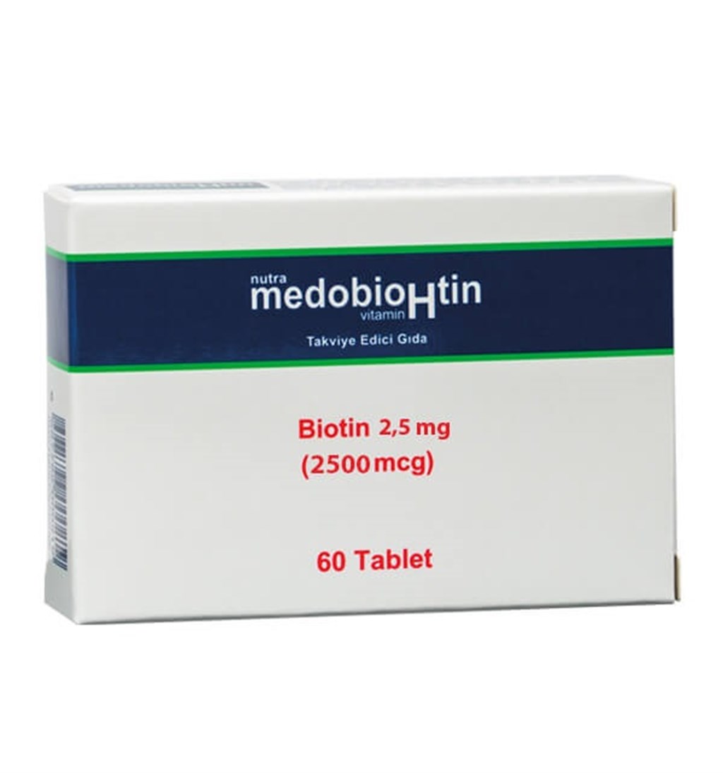 DERMOSKİN MEDOBİOHTİN 2,5 MG. 60 TABLET