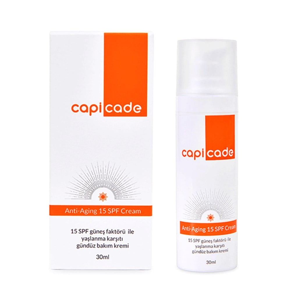 Capicade Yaşlanma Karşıtı SPF 15 Gündüz Bakım Kremi 30 ml