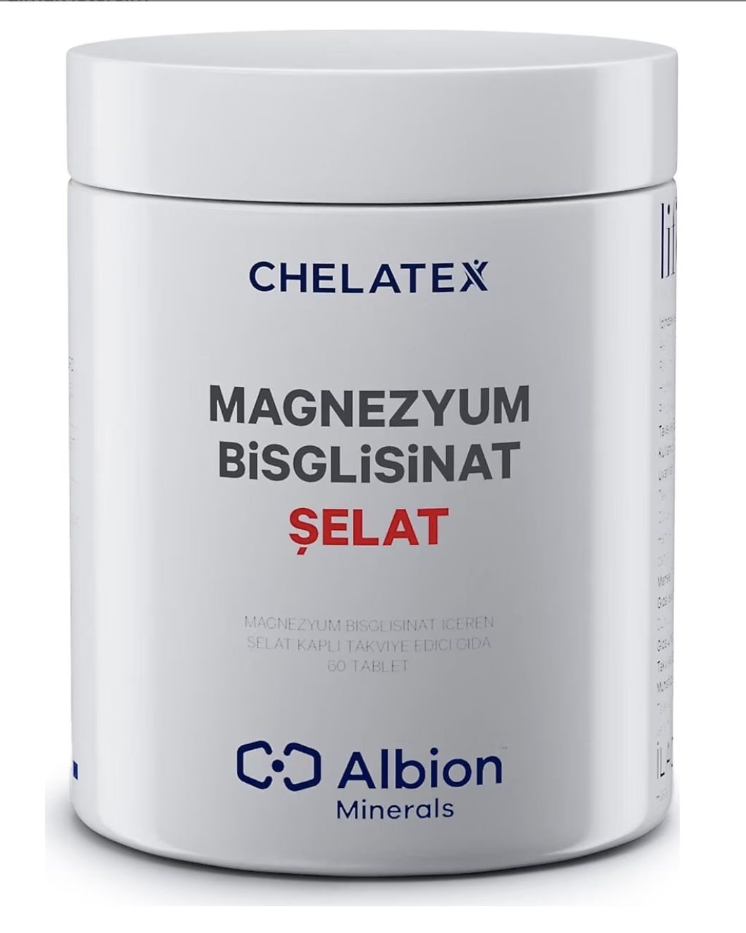 Chelatex Magnezyum Bisglisinat Şelat 60 Tablet