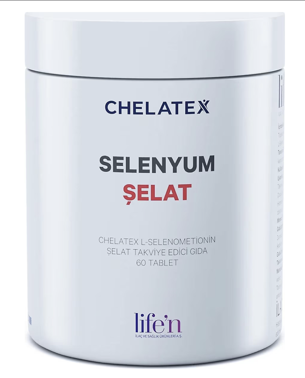 Chelatex Selenyum İçeren Şelat 60 Bitkisel Tablet