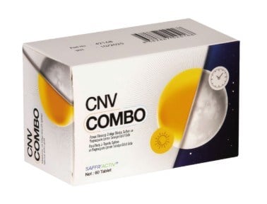 Cnv Combo Safran Magnezyum Panax Ginseng Ginkgo Biloba L- Teanin 60 Tablet