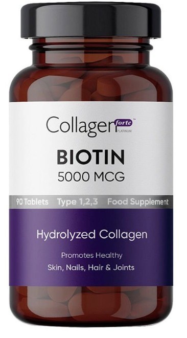 Collagen Forte Biotin 5000 mcg 90 Tablet