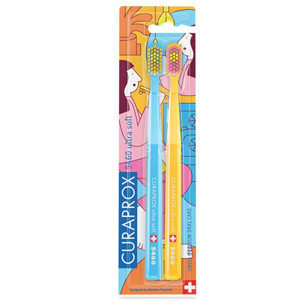 Curaprox 5460 Bathroom Edition Ultra Soft Diş Firçası 2'li