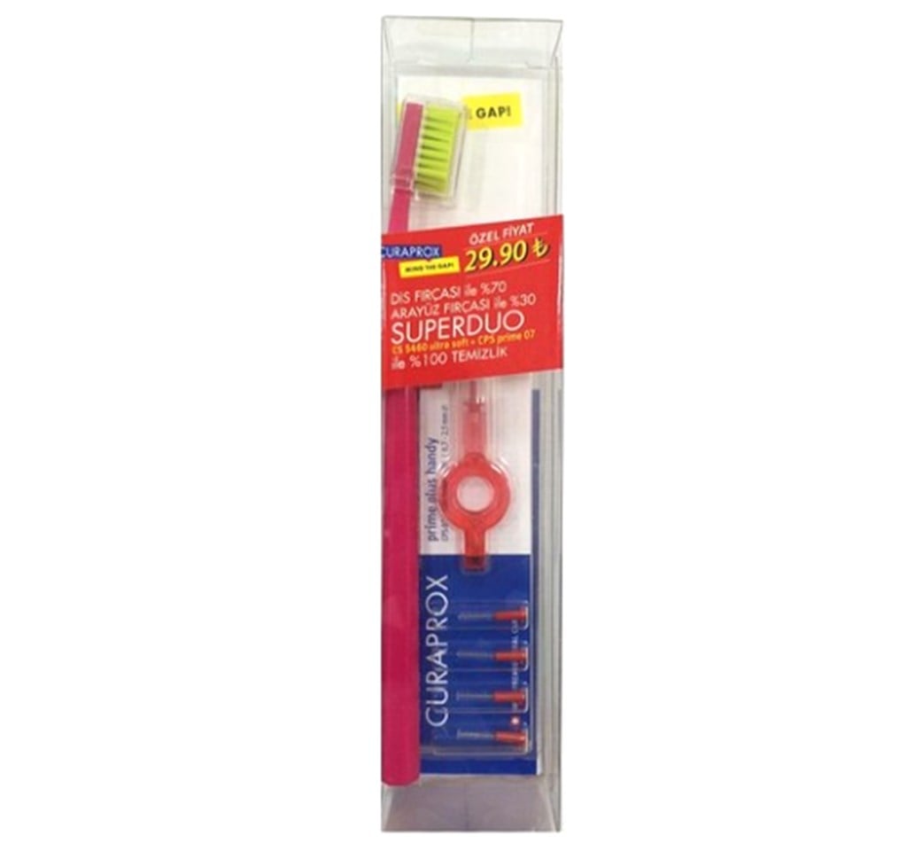 Curaprox Superduo 07 Arayüz + 5460 Diş Fırçası Özel Paket