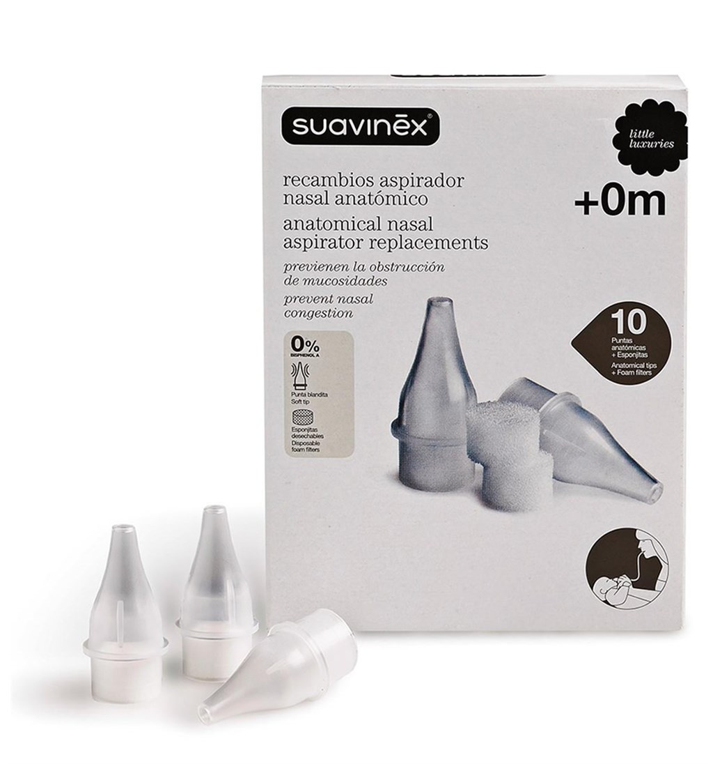 SUAVİNEX NASAL BURUN ASPİRATÖRÜ YEDEK UÇ 10'LU