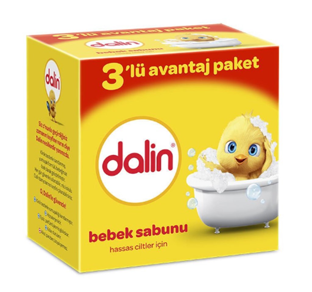 Dalin Klasik Bebek Sabunu 3x100 gr