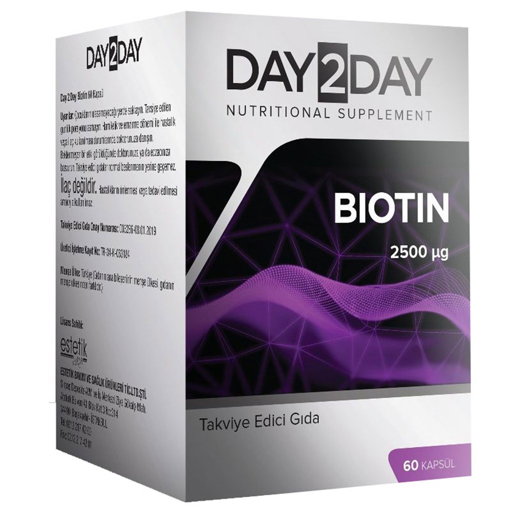 Day 2 Day Biotin 60 Kapsül