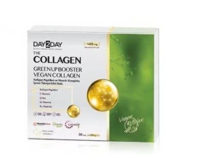 Day2Day The Collagen Green Booster Vegan 30 Saşe Yeşil Elma Aromalı