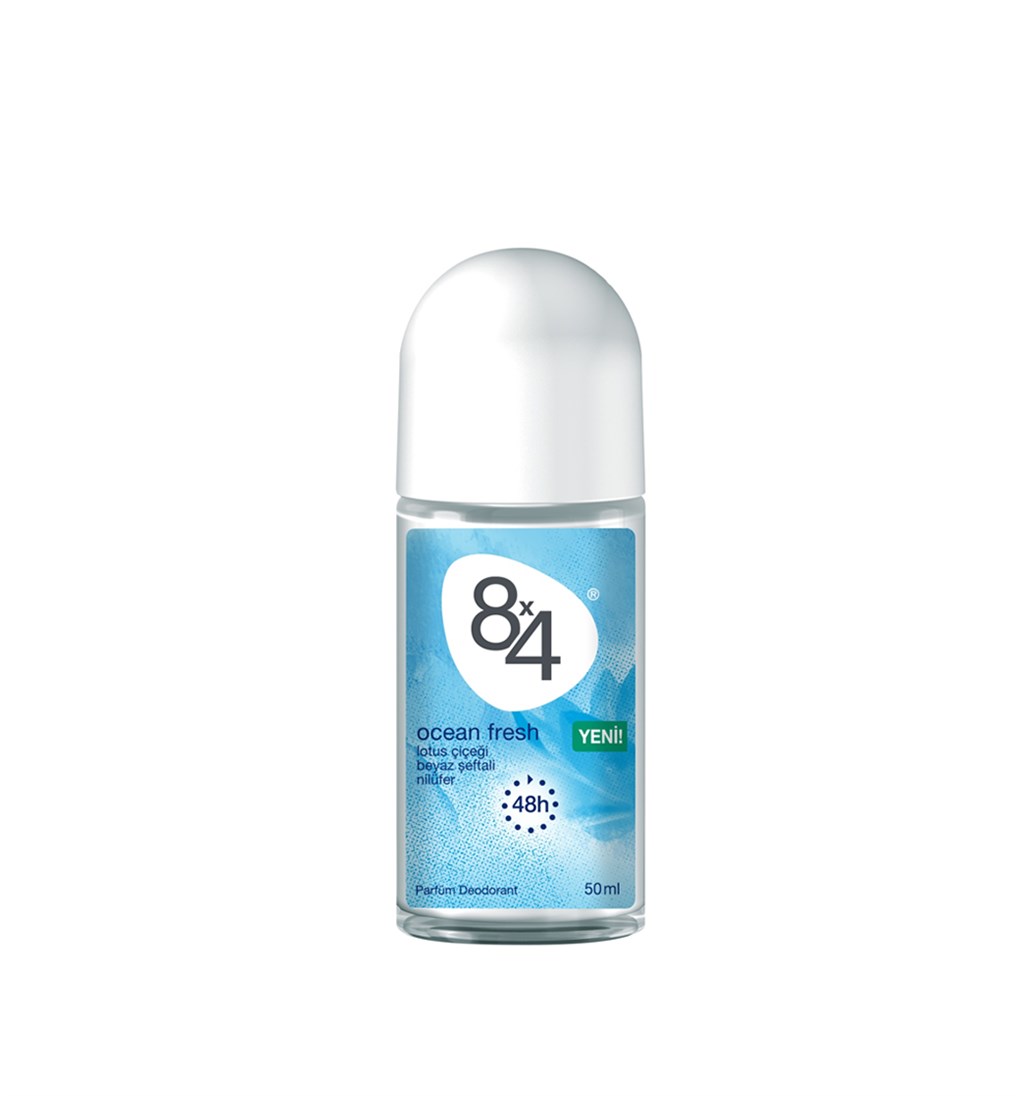 8X4 ROLLON OCEAN FRESH 50ML (BAYAN)