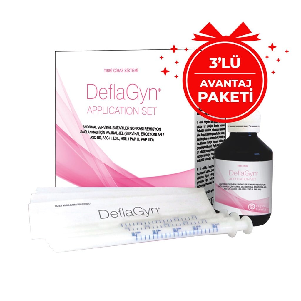 Deflagyn Vajinal Jel 3'lü Avantaj Paketi