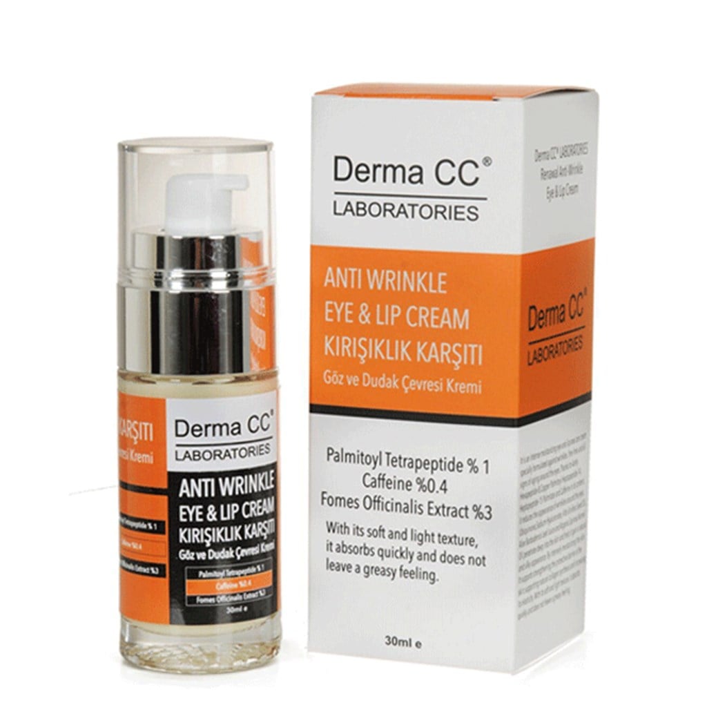Derma CC Anti Wrinkle Eye & Lip Cream ( Kırışıklık Karşıtı Göz & Dudak Kremi ) 30ml