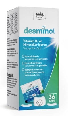 Desminol Vitamin D3 ve Mineraller 36 Saşe