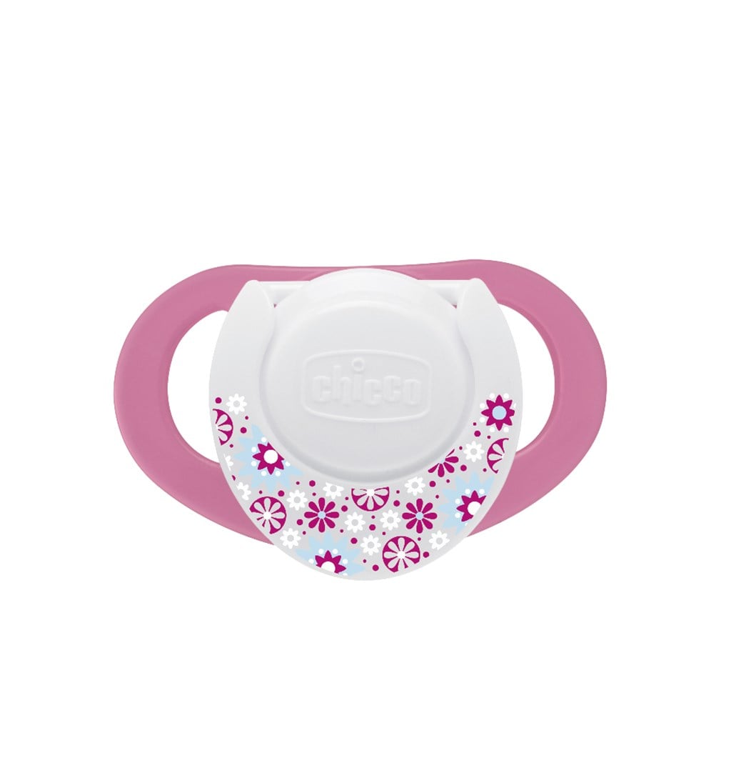 CHİCCO HALKALI EMZİK 6-12AY 2'Lİ SİLİKON (PEMBE)