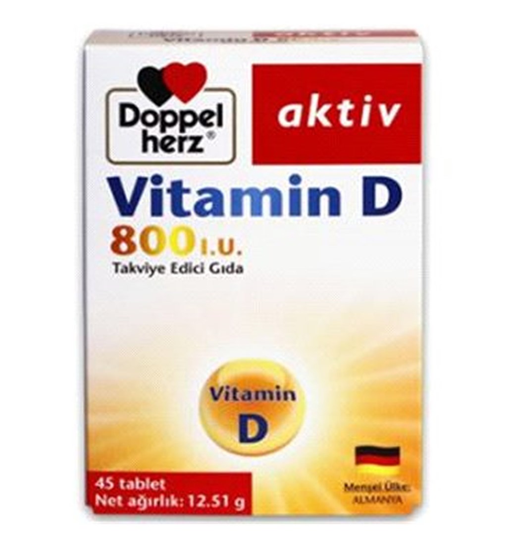 DOPPELHERZ AKTİV VİTAMİN D - 45 TABLET