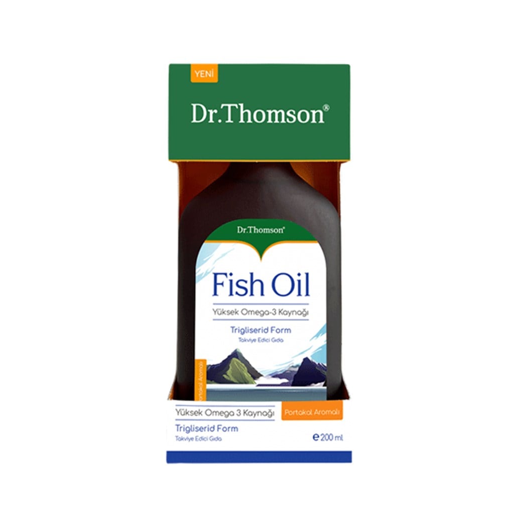 Dr. Thomson Fish Oil Portakal Aromalı 200 ml