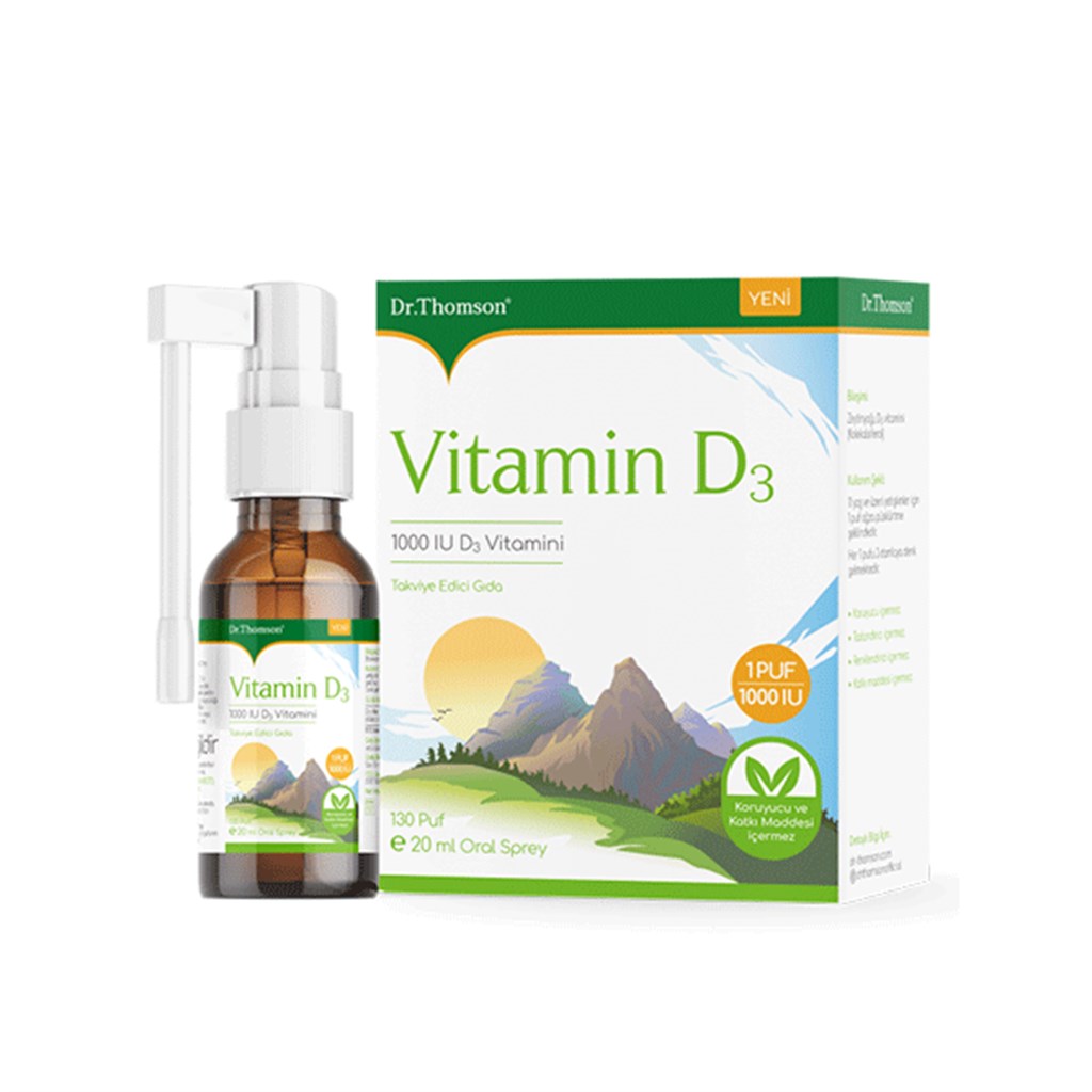 Dr. Thomson Vitamin D3 1000IU Sprey 20 ml